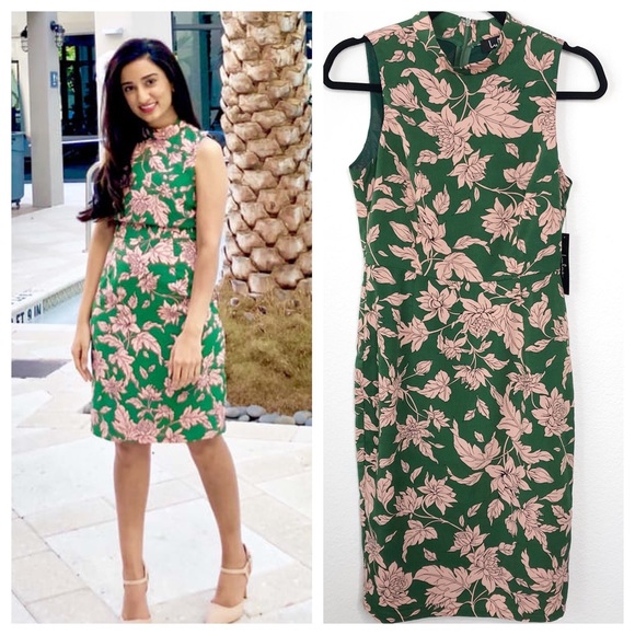 Lulus Floral Sleeveless Midi Dress. NEW S - Picture 3 of 10